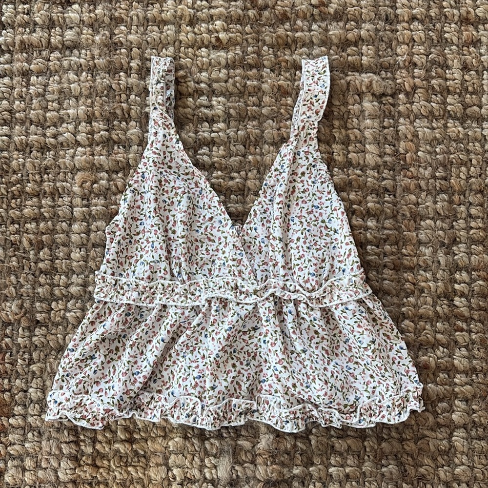 Floral Cropped Cami